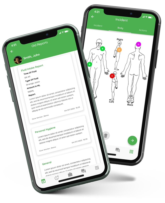 mobile screen